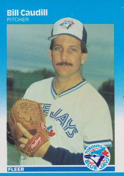 #221 Bill Caudill - Toronto Blue Jays - 1987 Fleer Baseball