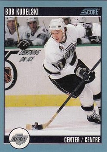 #221 Bob Kudelski - Los Angeles Kings - 1992-93 Score Canadian Hockey