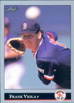 #221 Frank Viola - Boston Red Sox - 1992 Leaf Baseball