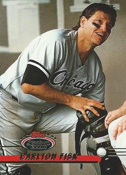 #221 Carlton Fisk - Chicago White Sox - 1993 Stadium Club Baseball