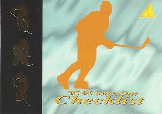 #221 Checklist - 1995-96 Pinnacle Hockey