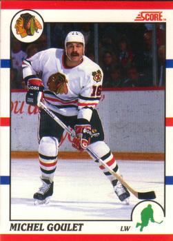 #221 Michel Goulet - Chicago Blackhawks - 1990-91 Score Canadian Hockey