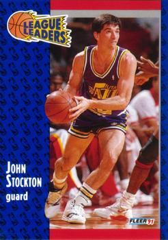 #221 John Stockton - Utah Jazz - 1991-92 Fleer Basketball