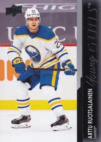 #221 Arttu Ruotsalainen - Buffalo Sabres - 2021-22 Upper Deck Hockey