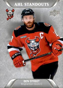 #221 Ben Street - Binghamton Devils - 2020-21 Upper Deck AHL Hockey