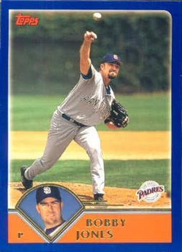#221 Bobby Jones - San Diego Padres - 2003 Topps Baseball