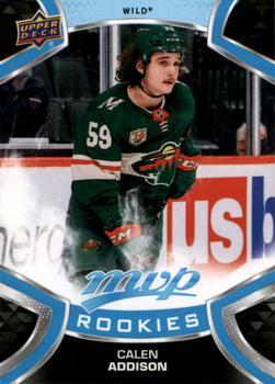 #221 Calen Addison - Minnesota Wild - 2021-22 Upper Deck MVP Hockey