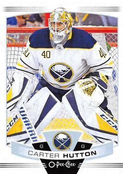 #221 Carter Hutton - Buffalo Sabres - 2019-20 O-Pee-Chee Hockey