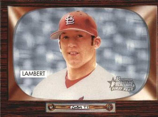 #221 Chris Lambert - St. Louis Cardinals - 2004 Bowman Heritage Baseball
