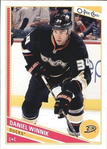 #221 Daniel Winnik - Anaheim Ducks - 2013-14 O-Pee-Chee Hockey