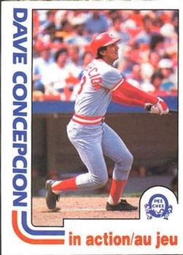 #221 Dave Concepcion - Cincinnati Reds - 1982 O-Pee-Chee Baseball