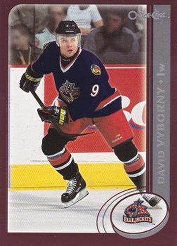 #221 David Vyborny - Columbus Blue Jackets - 2002-03 O-Pee-Chee Hockey