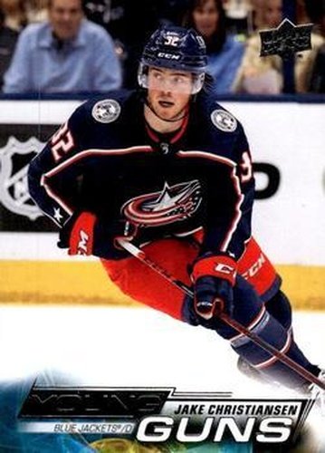 #221 Jake Christiansen - Columbus Blue Jackets - 2022-23 Upper Deck Hockey