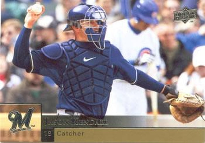 #221 Jason Kendall - Milwaukee Brewers - 2009 Upper Deck Baseball