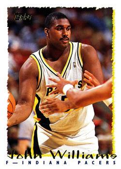 #221 John Williams - Indiana Pacers - 1994-95 Topps Basketball