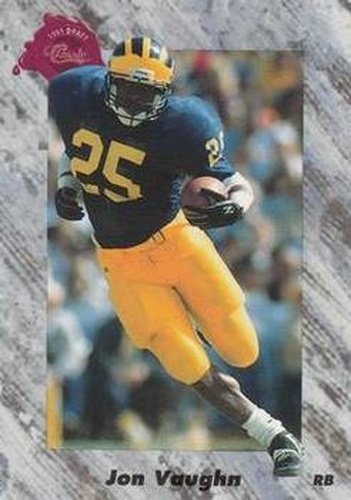 #221 Jon Vaughn - Michigan Wolverines - 1991 Classic Four Sport
