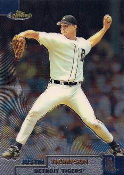 #221 Justin Thompson - Detroit Tigers - 1999 Finest Baseball