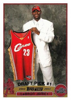 #221 LeBron James - Cleveland Cavaliers - 2003-04 Topps Basketball