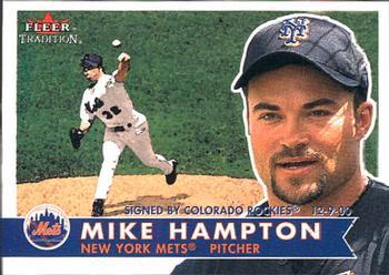 #221 Mike Hampton - Colorado Rockies - 2001 Fleer Tradition Baseball