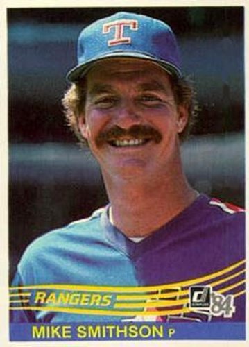 #221 Mike Smithson - Texas Rangers - 1984 Donruss Baseball