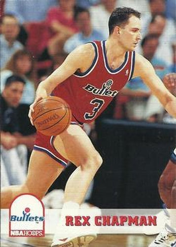 #221 Rex Chapman - Washington Bullets - 1993-94 Hoops Basketball