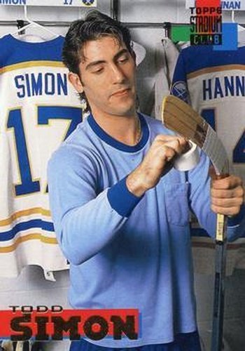 #221 Todd Simon - Buffalo Sabres - 1994-95 Stadium Club Hockey