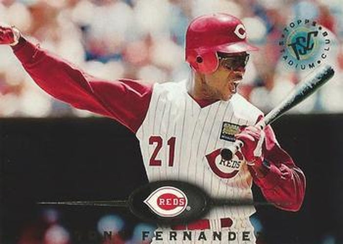 #221 Tony Fernandez - Cincinnati Reds - 1995 Stadium Club Baseball