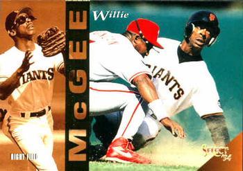 #221 Willie McGee - San Francisco Giants - 1994 Select Baseball
