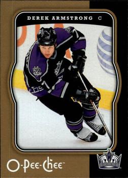#221 Derek Armstrong - Los Angeles Kings - 2007-08 O-Pee-Chee Hockey