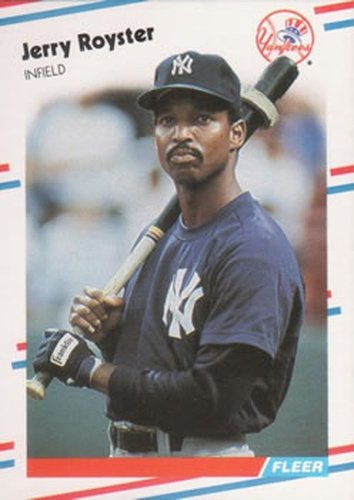 #221 Jerry Royster - New York Yankees - 1988 Fleer Baseball