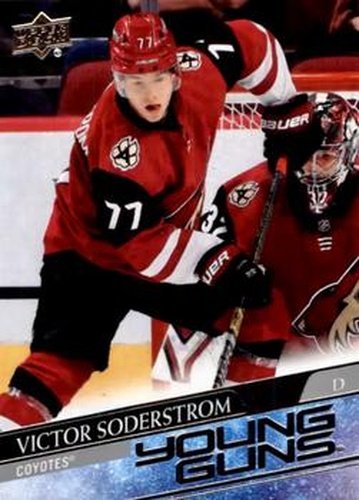 #221 Victor Soderstrom - Arizona Coyotes - 2020-21 Upper Deck Hockey