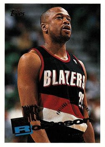 #221 James Robinson - Portland Trail Blazers - 1995-96 Topps Basketball