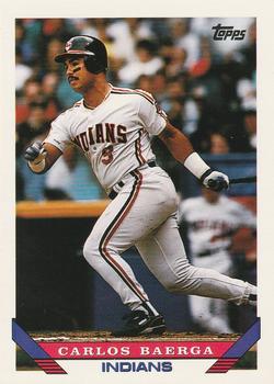 #221 Carlos Baerga - Cleveland Indians - 1993 Topps Baseball