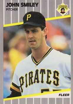 #221 John Smiley - Pittsburgh Pirates - 1989 Fleer Baseball
