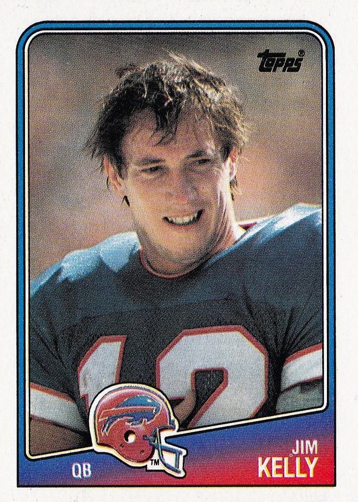 #221 Jim Kelly - Buffalo Bills - 1988 Topps Football
