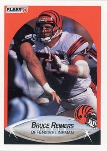 #221 Bruce Reimers - Cincinnati Bengals - 1990 Fleer Football