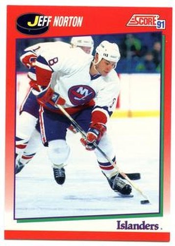 #222 Jeff Norton - New York Islanders - 1991-92 Score Canadian Hockey