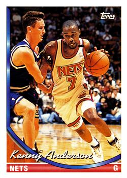 #222 Kenny Anderson - New Jersey Nets - 1993-94 Topps Basketball
