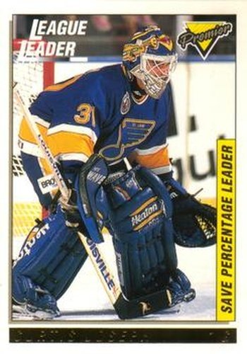 #222 Curtis Joseph - St. Louis Blues - 1993-94 O-Pee-Chee Premier Hockey - Gold