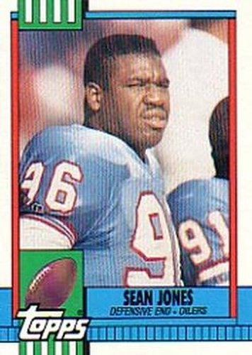 #222 Sean Jones - Houston Oilers - 1990 Topps Football