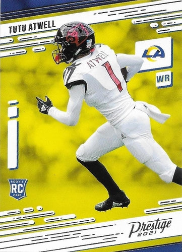 #222 Tutu Atwell - Los Angeles Rams - 2021 Panini Prestige Football