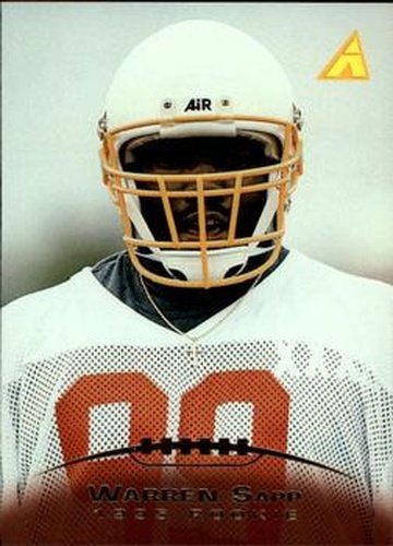 #222 Warren Sapp - Tampa Bay Buccaneers - 1995 Pinnacle Football