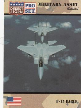 #222 F-15 Eagle - 1991 Pro Set Desert Storm