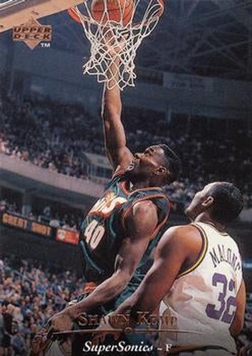 #222 Shawn Kemp - Seattle SuperSonics - 1995-96 Upper Deck Basketball