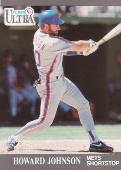#222 Howard Johnson - New York Mets - 1991 Ultra Baseball