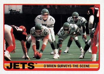 #222 Jets Team Leaders - Ken O'Brien - New York Jets - 1989 Topps Football