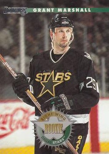 #222 Grant Marshall - Dallas Stars - 1996-97 Donruss Hockey