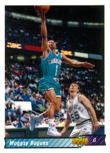 #222 Muggsy Bogues - Charlotte Hornets - 1992-93 Upper Deck Basketball