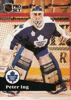 #222 Peter Ing - 1991-92 Pro Set Hockey