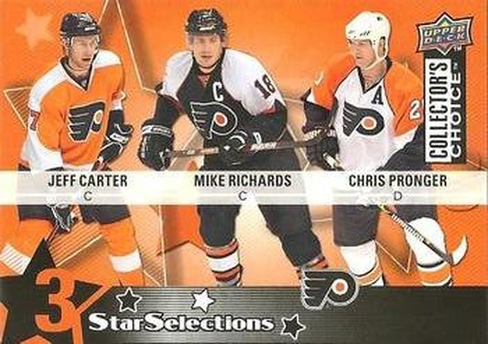 #222 Chris Pronger / Jeff Carter / Mike Richards - Philadelphia Flyers - 2009-10 Collector's Choice Hockey